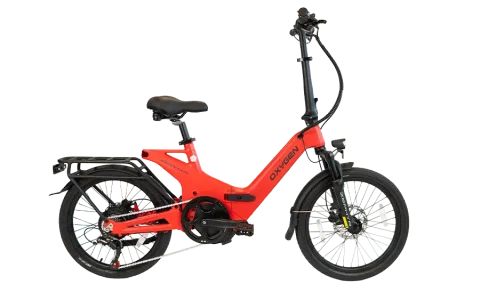 OXYGEN ZEPHYR FOLDING BIKE - DUEL SUSPENSION